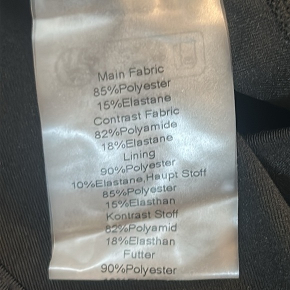 Hanna Nikole Black Floral One Piece Flowy Body Shaping Swimsuit Dress w/shorts - Picture 9 of 16